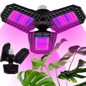 108 LED-es növénynevelő lámpa – E27 foglalat , állítható dőlésszö... kép