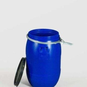 180 literes kanna, fém gyűrűvel, Sterk, kék műanyag kép