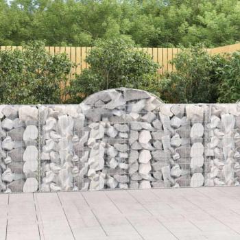 20 db íves horganyzott vas gabion kosár 200x30x100/120 cm kép