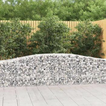 20 db íves horganyzott vas gabion kosár 400x50x60/80 cm kép