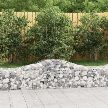 25 db íves horganyzott vas gabion kosár 200x50x40/60 cm kép