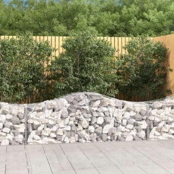 25 db íves horganyzott vas gabion kosár 200x50x60/80 cm kép