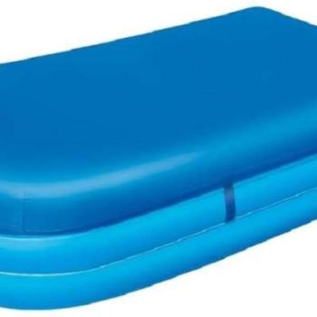280x184 cm-es hőtartó és emerülésgátlós medence takaró fólia kék... kép