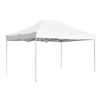 3x2 méteres összecsukható kerti pavilon sátortetővel, fehér kép