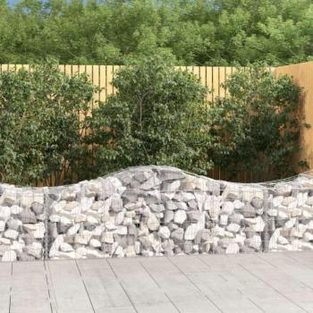 40 db íves horganyzott vas gabion kosár 200x50x60/80 cm kép