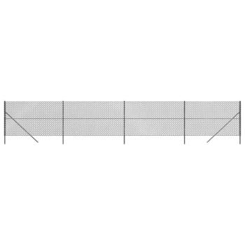 Antracitszürke drótkerítés 1,6 x 10 m kép