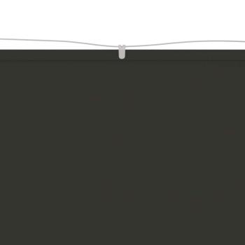 Antracitszürke oxford-szövet függőleges napellenző 100 x 360 cm kép