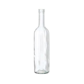 Átlátszó boros palack - 0,75 L kép