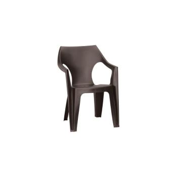 Barna műanyag kerti szék Dante – Keter kép
