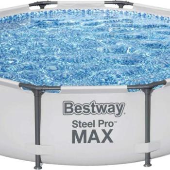 Bestway fémvázas medence, 457x122cm, 16.000 literes, szűrőszivatt... kép