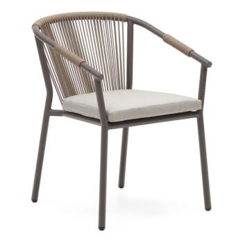 Bézs fém kerti szék Xelida – Kave Home kép