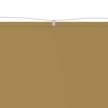 Bézs oxford-szövet függőleges napellenző 100 x 270 cm kép