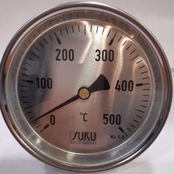 Bimetál hőmérő 63/0°+500°C 100mm kép