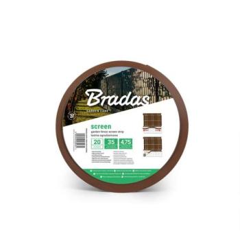 Bradas Kerítéstakaró szalag 4,75cm x 35m, 450g/m2, + klipsz 20db,... kép