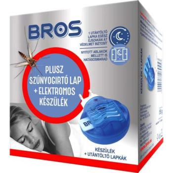 Bros Elektromos szúnyogirtó készülék + 10 db lapka / 12 db/karton kép