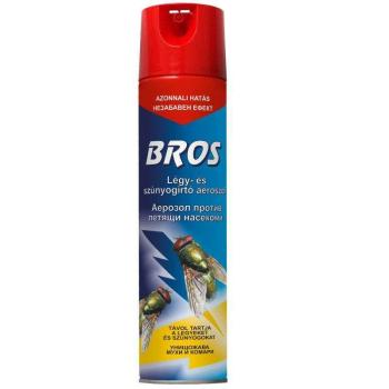 Bros Légyirtó Spray 400 ml Légy És Szúnyog Elleni Aeroszol - Bros... kép