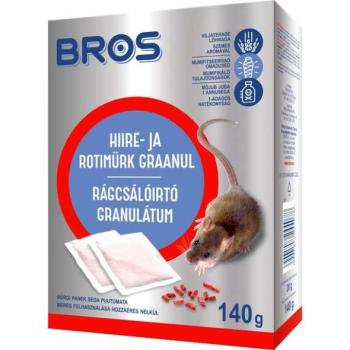 Bros rágcsálóirtó granulátum 140g 29ppm kép