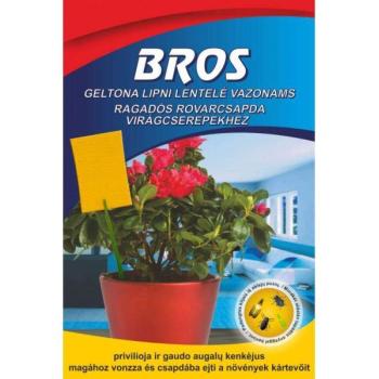 Bros Rovarfogó sárga lap virágcserepekhez 10db-os kép