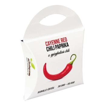Cayenne red chili paprika magok díszdobozban kép