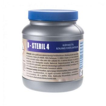D-Steril 4 klórtabletta, ált. fertőtlenítőszer - Baktericid,fungi... kép