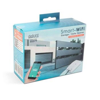 Delight Smart Wi-fi-s garázsnyitó szett - 230V - nyitásérzékelő 55379 kép