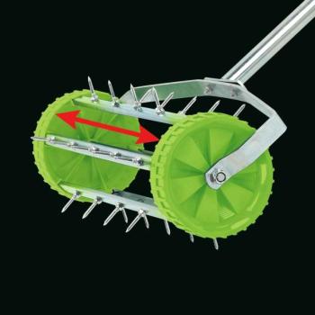 Draper tools zöld görgős gyepszellőztető tüskedobbal 450 mm kép