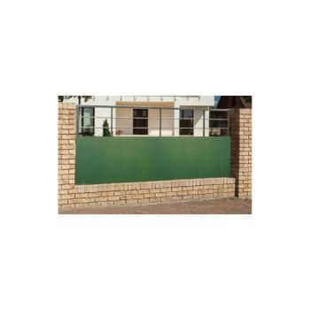 Erkély, terasz paraván, PVC kerítés, zöld, 1300 g/m2, UV, 3x1,5 m kép