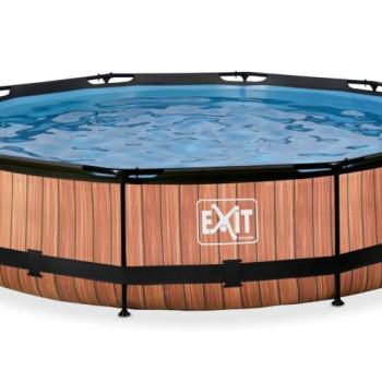 Exit Toys Wood Pool kör alakú medence (300 x 76cm) kép