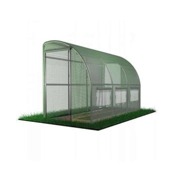 Falhoz helyezhető kerti fóliasátor 3x1,5x2 m - Zöld kép