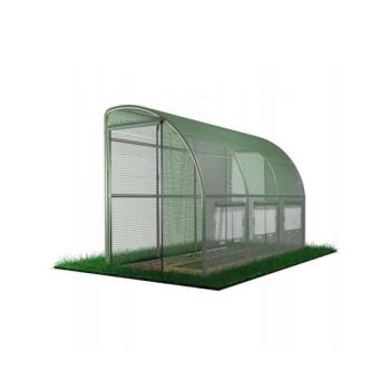 Falhoz helyezhető kerti fóliasátor 4x1,5x2 m - Zöld kép