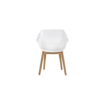 Fehér műanyag kerti szék szett 2 db-os Sophie Teak – Hartman kép
