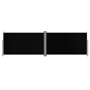 Fekete behúzható oldalsó napellenző 160 x 600 cm kép