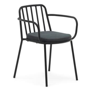 Fekete fém kerti szék Bramant – Kave Home kép