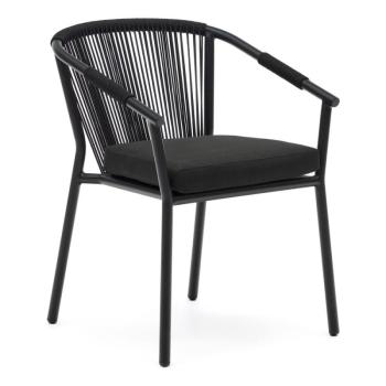 Fekete fém kerti szék Xelida – Kave Home kép