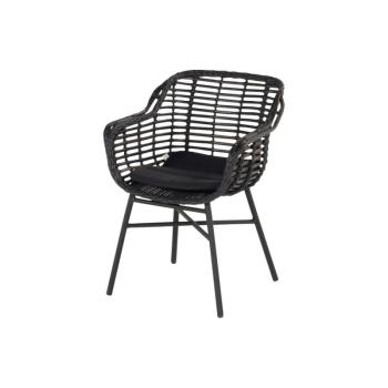 Fekete műanyag kerti szék Cecilia – Hartman kép