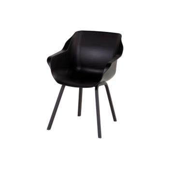 Fekete műanyag kerti szék szett 2 db-os Sophie Element – Hartman kép