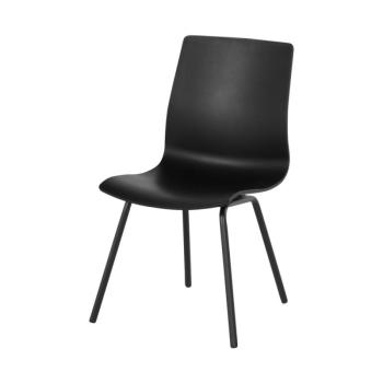 Fekete műanyag kerti szék szett 2 db-os Sophie Rondo Wave – Hartman kép