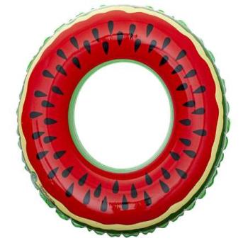 Felfújható Úszógumi 90cm - Görögdinnye - piros-zöld kép