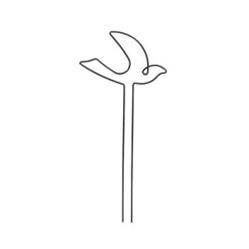Fémből készült madár alakú növénytámasz, D kép