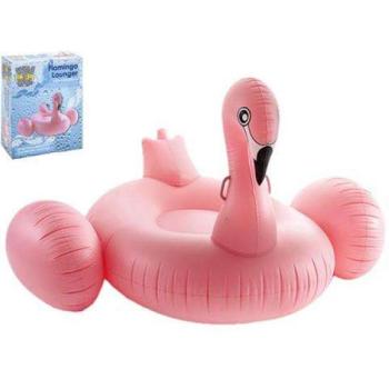 Flamingó felfújható úszósziget 150x154x95cm kép
