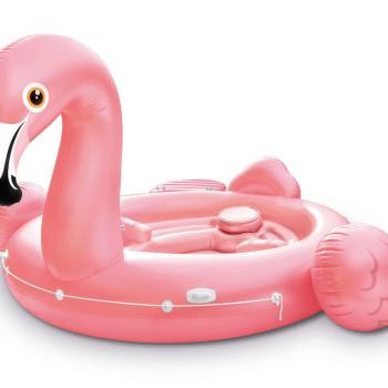 Flamingó party sziget 422x373x185 cm 422x373x185cm strandcikk kép