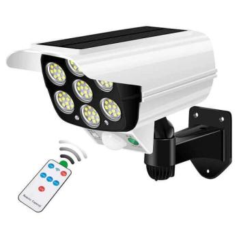 FREAN Napelemes LED lámpa és álkamera távirányítóval mozgásérzékelővel kép