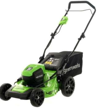 Fűnyíró fűgyűjtős, akkumulátoros Greenworks GD40LM46HPK4 40 v, 46... kép