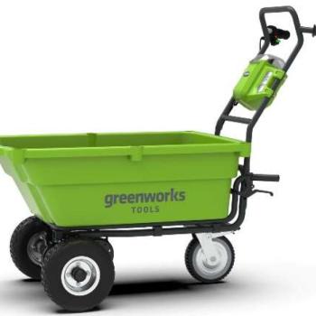 Greenworks (7400007-GW) G40GC Akkumulátoros Kerti Kocsi, Zöld-Fekete kép