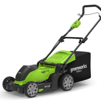 Greenworks G40LM41 Akkumulátoros Fűnyíró (akku és töltő nélkül),... kép