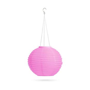 Grundig napelemes lampion 28 cm - Rózsaszín kép