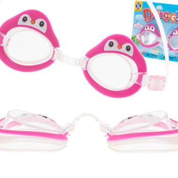 Gyermek Úszószemüveg - Pingvin - rózsaszín kép