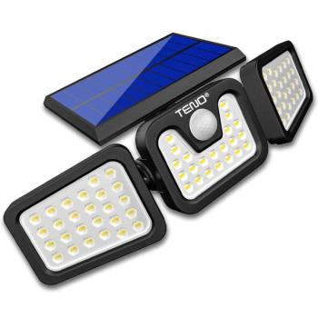 Háromszoros napelemes lámpa 72 Teno® LED, mozgásérzékelő, 3 világ... kép