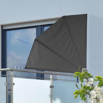 Hi fekete poliészter napellenző teraszra 1,2 x 1,2 m kép