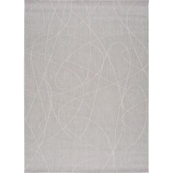 Hibis Line szürke kültéri szőnyeg, 135 x 190 cm - Universal kép